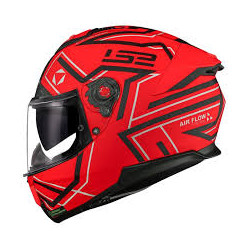 CAPACETE LS2 STREAM II FF808 MAZE MATTE ORG/BLACK
