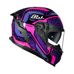 CAPACETE NORISK STRADA II FUSION PUR/BLK/PNK