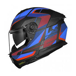 CAPACETE LS2 STREAM II FF808 ROAD MATTE TIT/RED