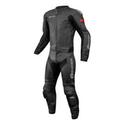 MACACAO SHIVER TRACK COURO PRETO 2 PECAS