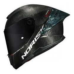 CAPACETE NORISK CARBON R SOLID MATTE CARBON