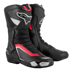 BOTA ALPINESTARS SMX 6 V3 PRETO VERMELHO SILVER