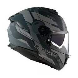 CAPACETE LS2 STREAM II FF808 SHADOW MATTE TIT/GREY