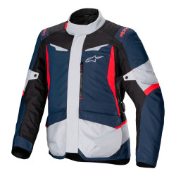 JAQUETA ALPINESTARS ST 1 WP AZUL ESCURO PRETO VERMELHO