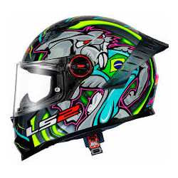 CAPACETE LS2 FF358 PRO AIRLINE BLUE PURPLE