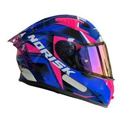 CAPACETE NORISK FLOW PULSE BLUE/RED