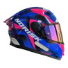 CAPACETE NORISK FLOW PULSE BLK/BLUE/PINK